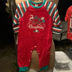 1212. 🎉🎄Christmas Toddler One Piece and Sweatshirt Bundle